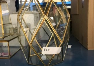 Glass Geometric Box Terrarium