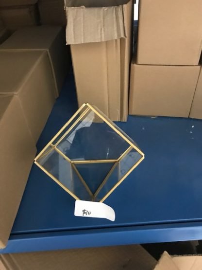 Glass Geometric Box Terrarium 7