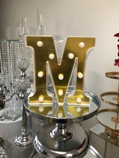 LED marquee letters gold