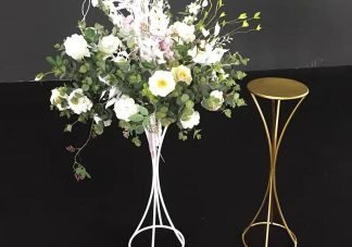 Gold Flower Vase Stand Frame II