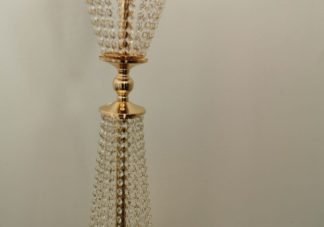 Golden Crystal Flower Stand scaled 1