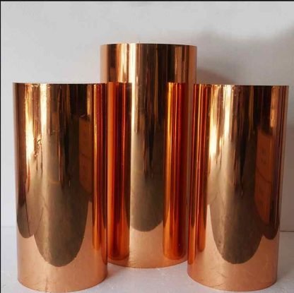 Shiny Rose Gold Round Plinths