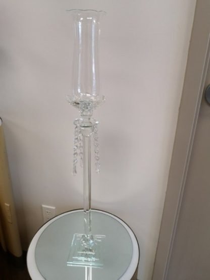 Tall Hurricane Glass Candle Holders scaled 1