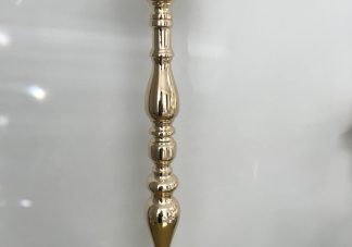 gold flower vase stand