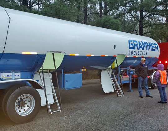 Safety Drive for a Cure 2022, tanker display. Photo by Marty Ellis