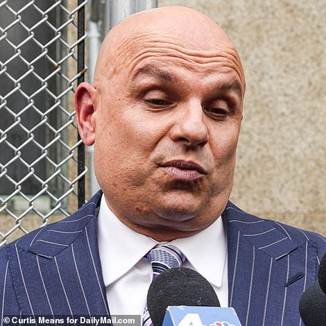 Pazienza has retained high-powered A-list attorney Arthur Aidala, seen above after Tuesday's arraignment, who has previously represented Rudolph Giuliani, Harvey Weinstein, Roger Ailes and Alan Dershowitz