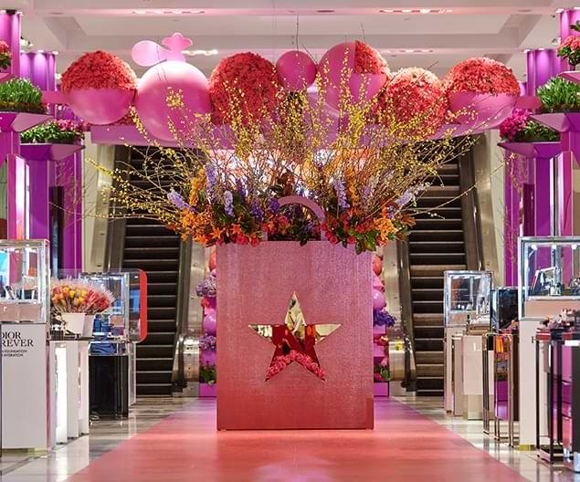 The centerpiece of the Macy's Flower Show. Photo courtesy of Macy's Herald Square. 