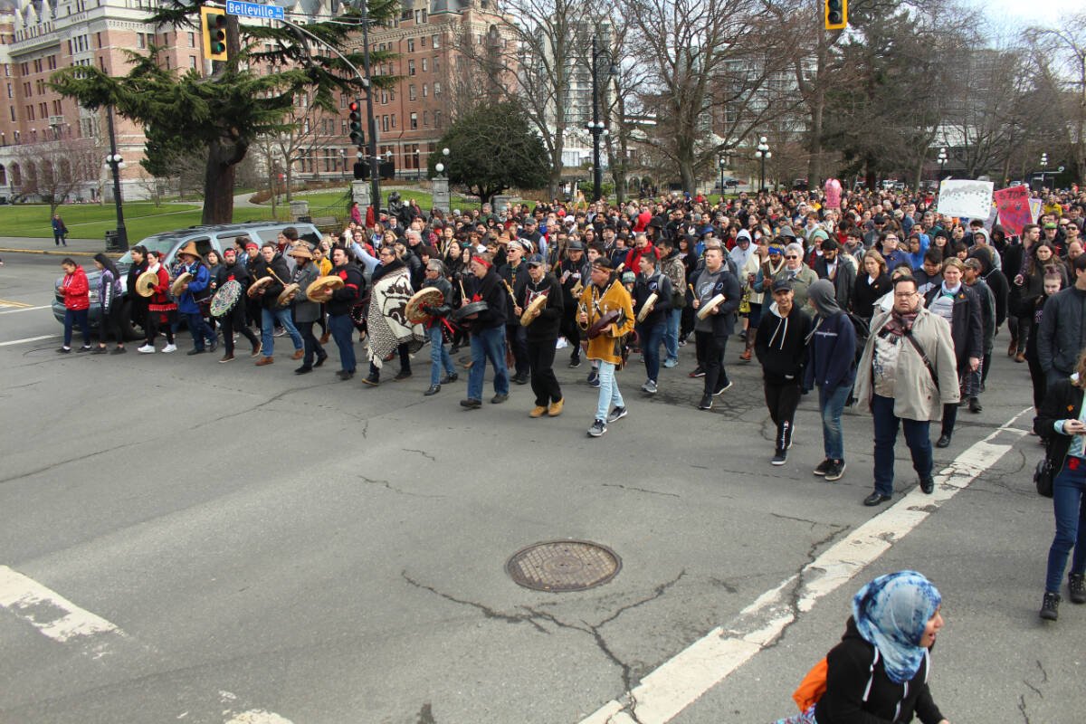 The Walk to End Violence is returning to Victoria Thursday as part of the Moose Hide Campaign activities aimed at addressing violence against women and children. (Courtesy of the Moose Hide Campaign)