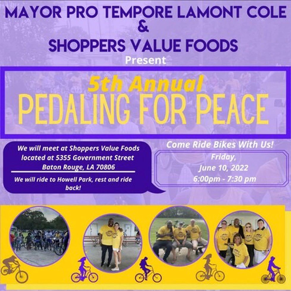 5th Annual Pedaling for Peace.