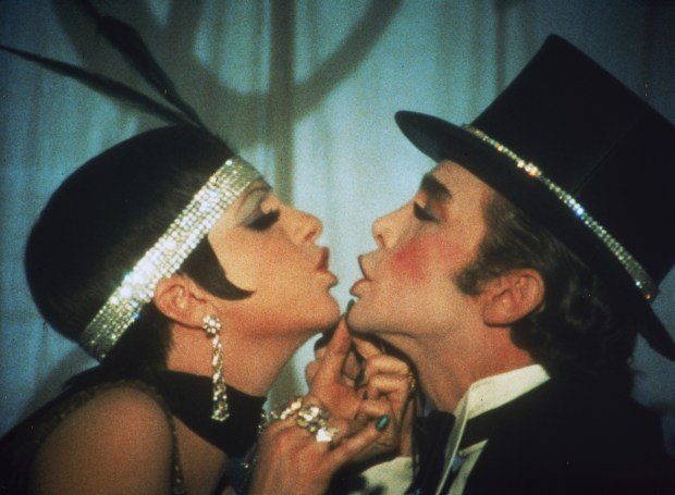 Liza Minelli and Joel Grey in "Cabaret," which will be screened in select theaters Sunday and Wednesday to celebrate its 50th anniversary.